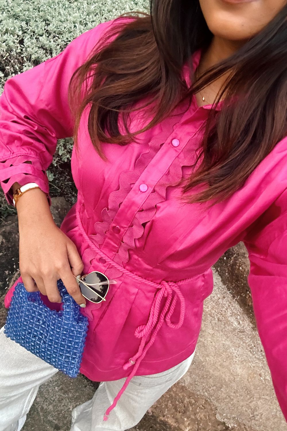 Divya Boppana In Our Pink Wave Shirt