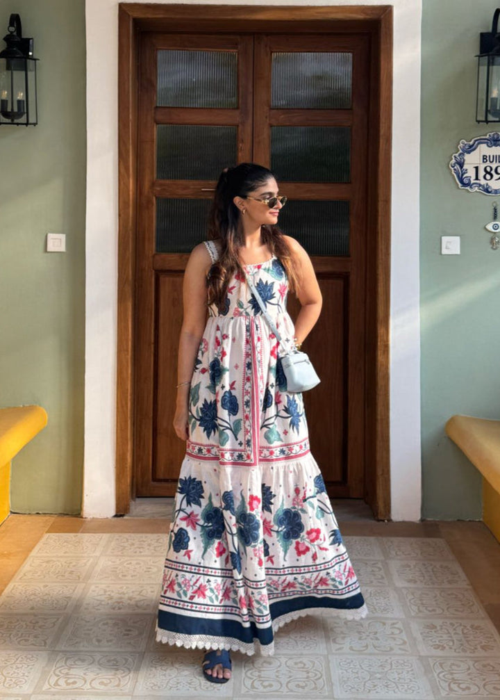 Inayat Dhawan in our Kaitlyn Printed Maxi