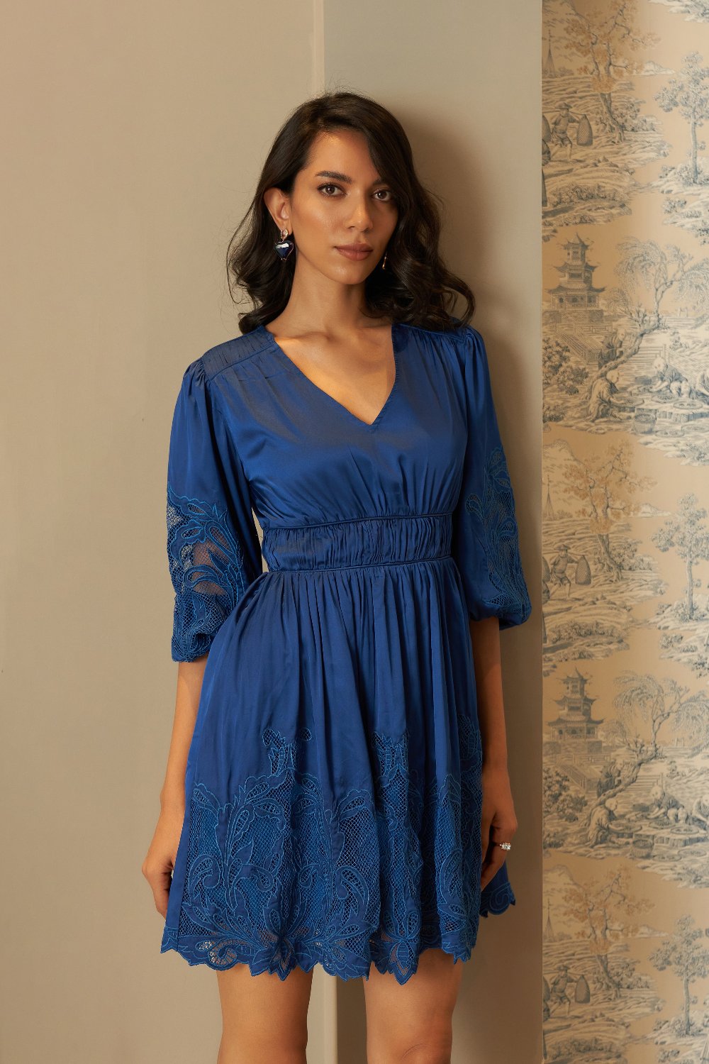 Karishma Bhalla In Our Chelsea Satin Dress