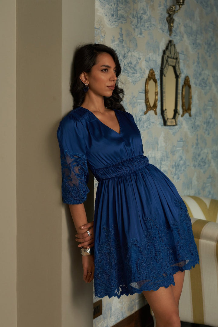 Karishma Bhalla In Our Chelsea Satin Dress