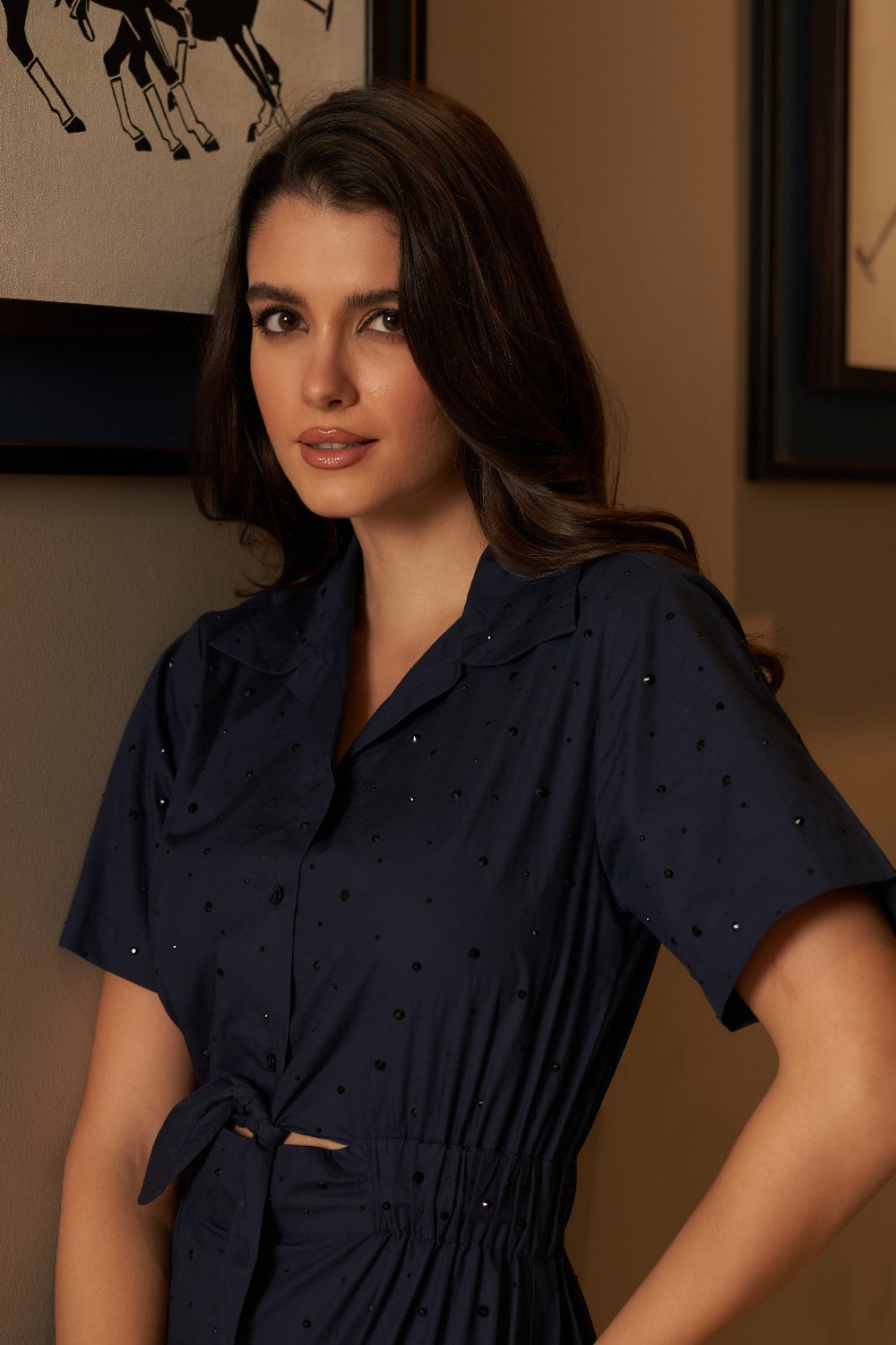 Elena Embellished Dress