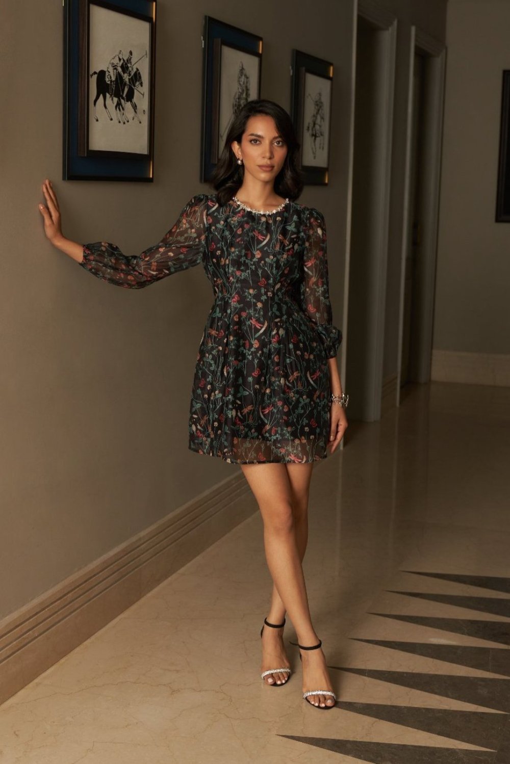 Nikita Vasdev In Our Victoria Floral Dress