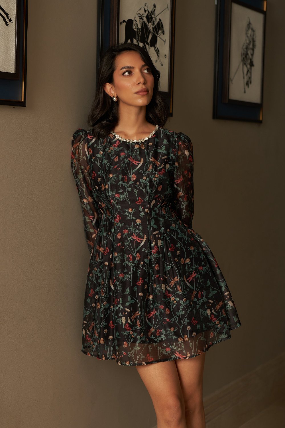 Nikita Vasdev In Our Victoria Floral Dress