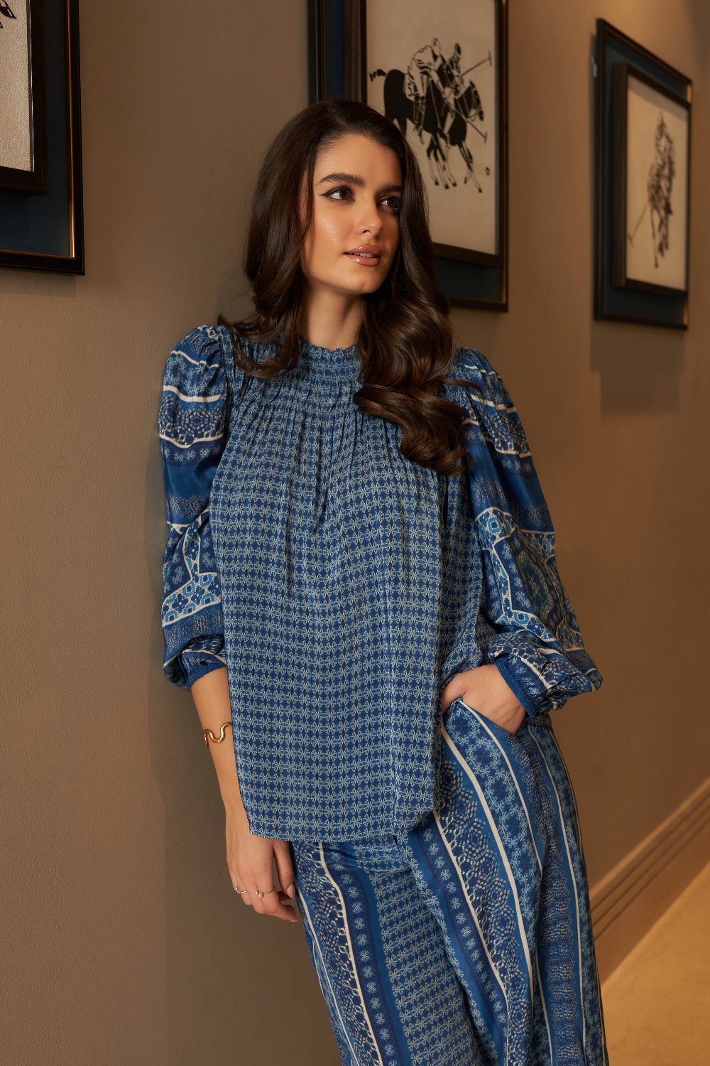 Urmi Daga In Our Denver Mulberry Blouse