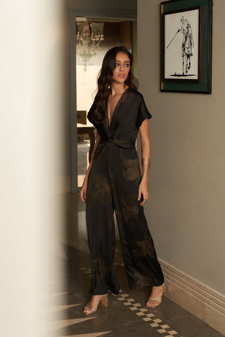 Amanda Satin Jumpsuit