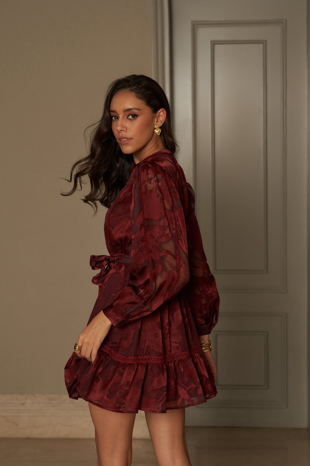 Millie Jacquard Dress