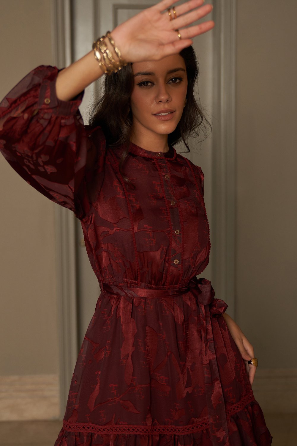 Millie Jacquard Dress