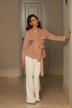 Freya Blush Trench