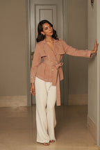 Gouri Grover In Our Freya Blush Trench