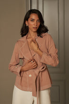 Freya Blush Trench