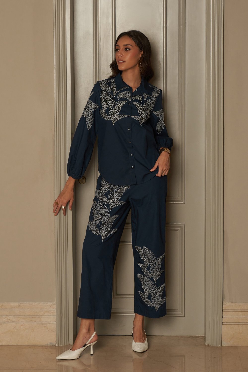 Urmi Daga In Our Giselle Embroidered Pants