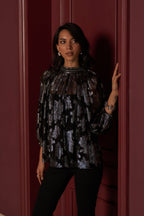 Carina Lurex Blouse