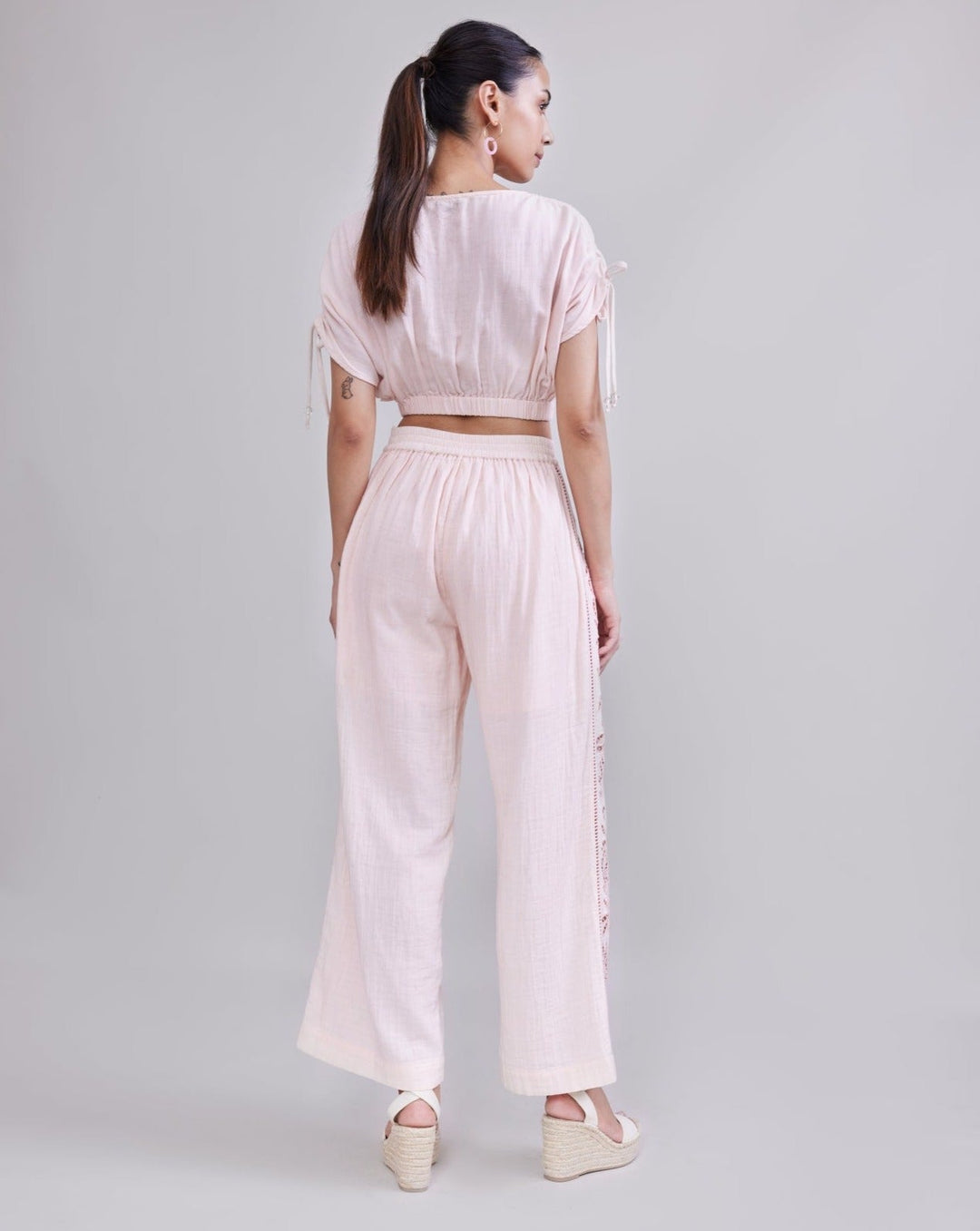 Tushita Mehta In Our Pink Blossom Pants