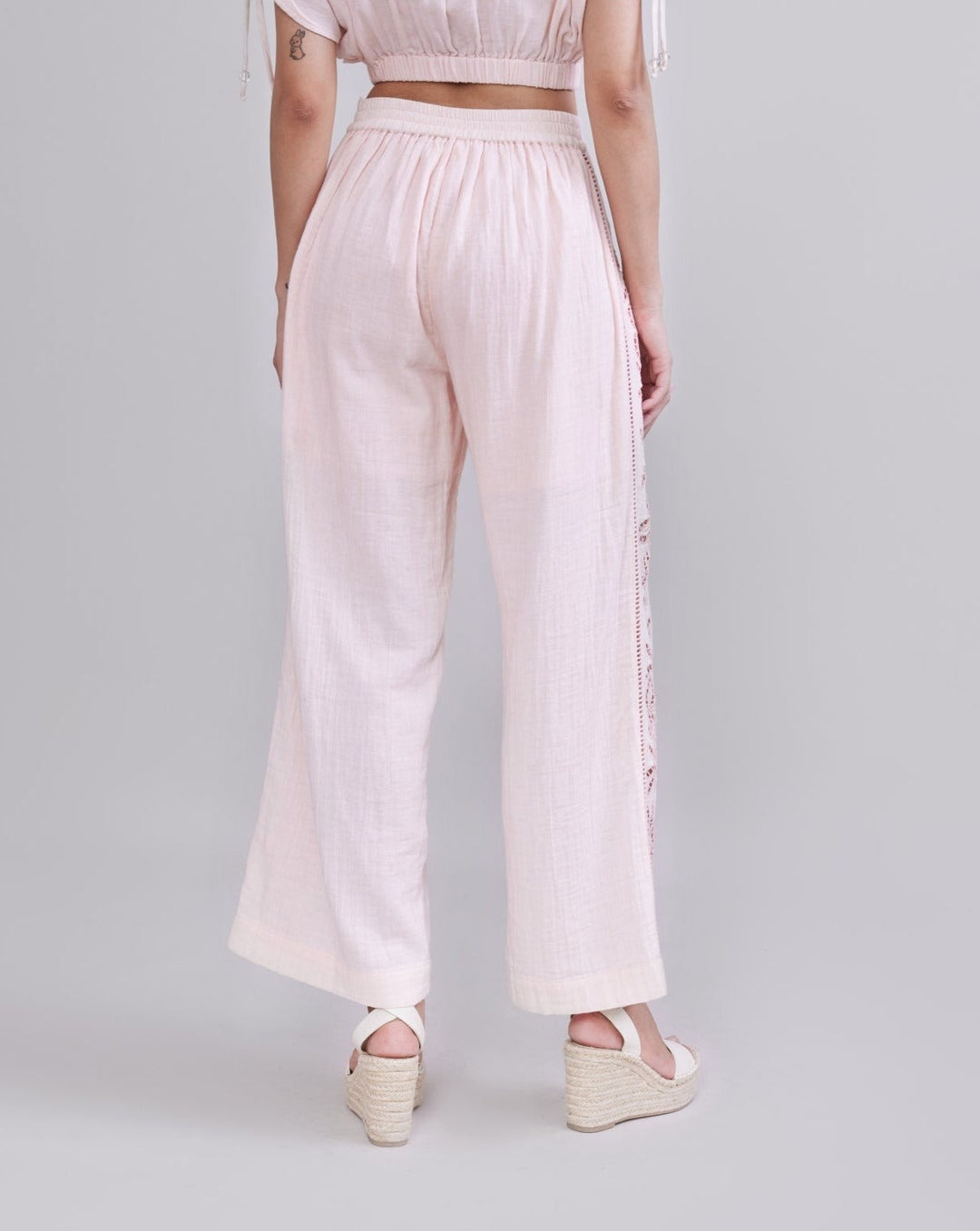 Tushita Mehta In Our Pink Blossom Pants