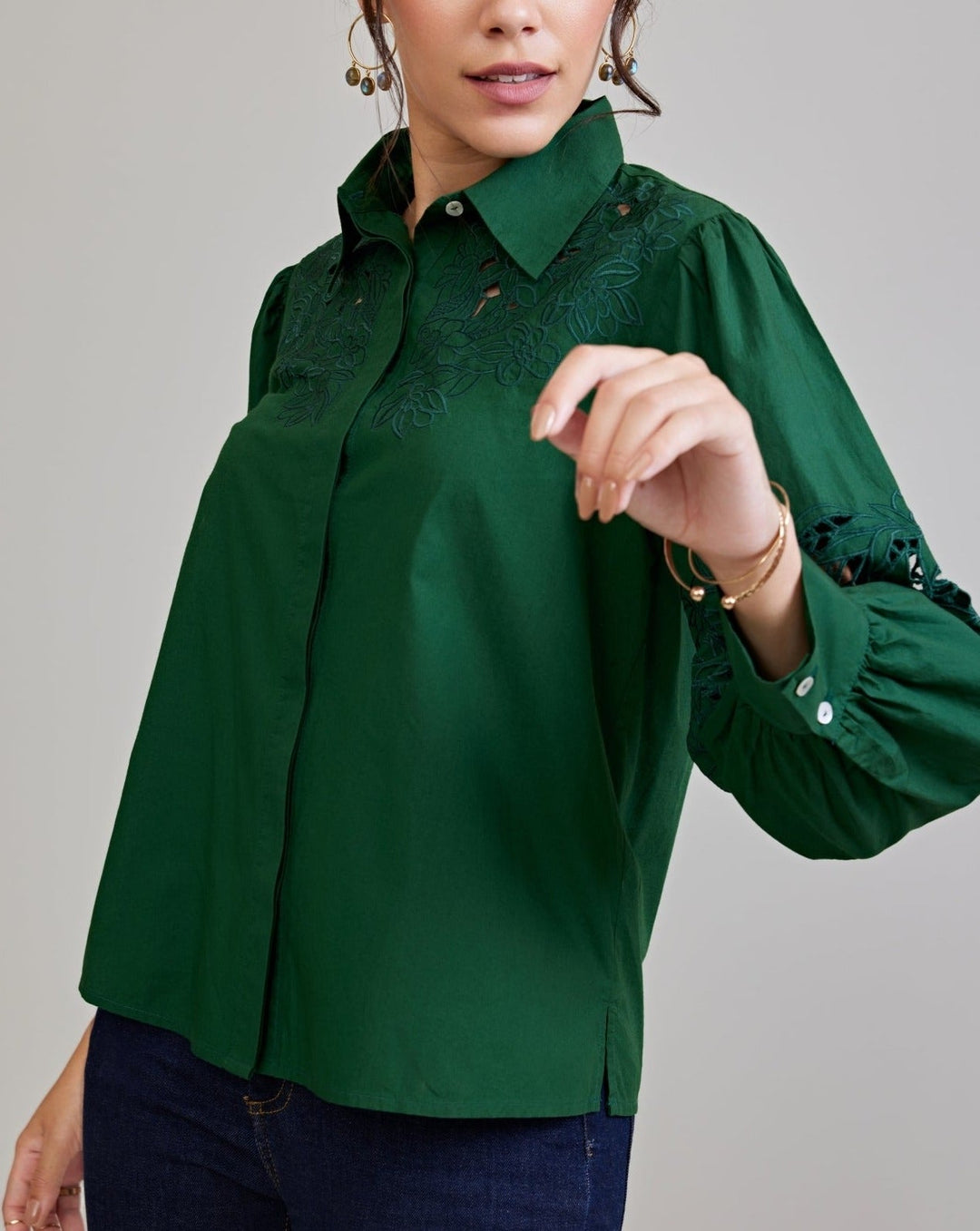 Emerald Elegance Shirt