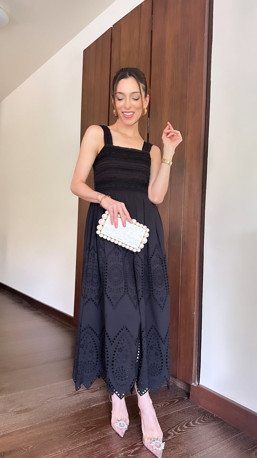 Maia Sethna In Our Charlotte Black Dress