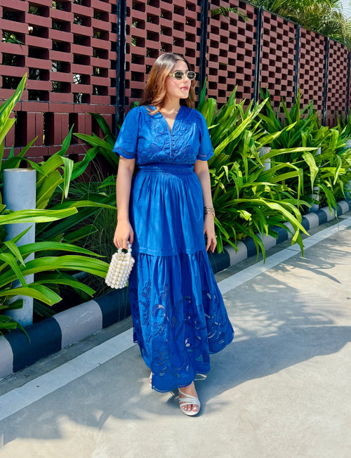 Ava Cutwork Dress