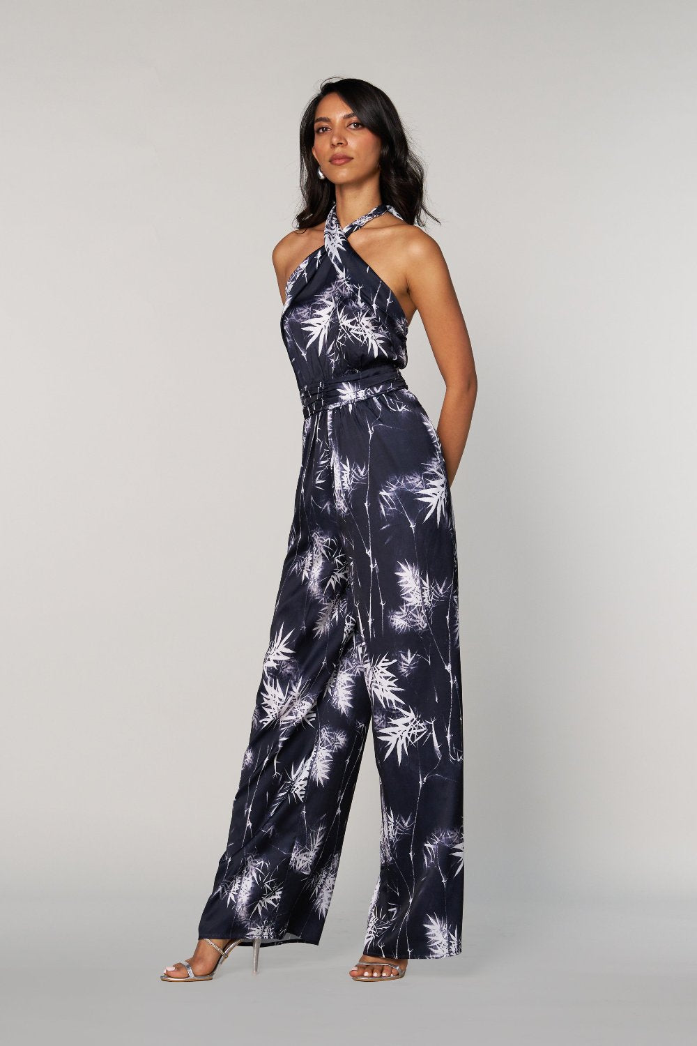 Tushita Mehta In Our Jemma Satin Jumpsuit