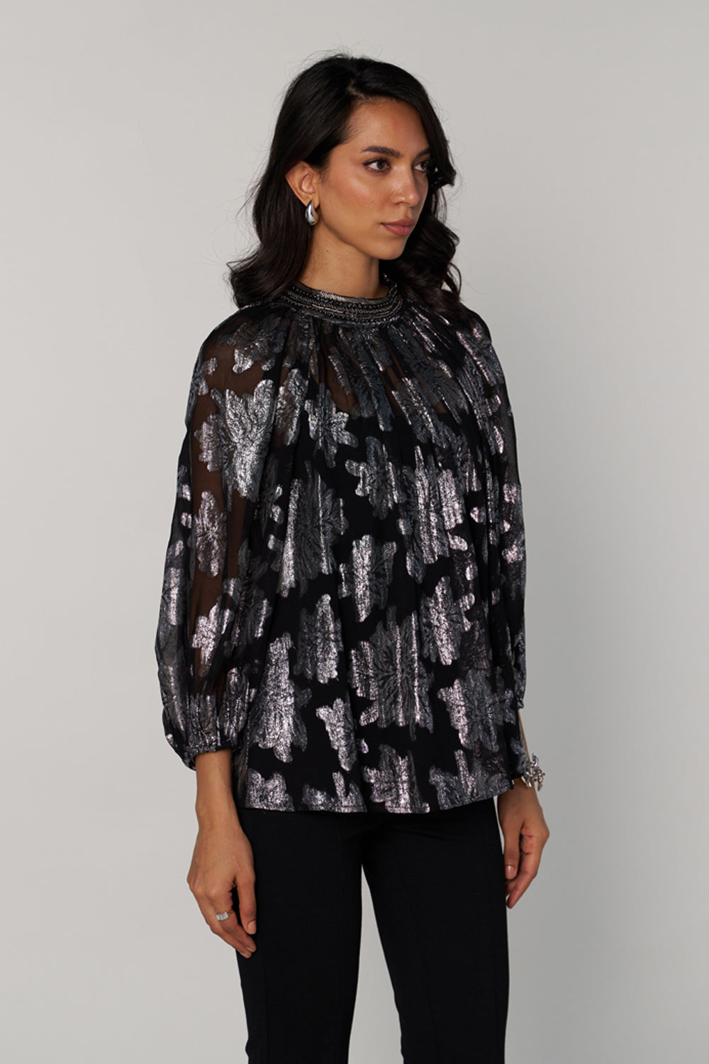 Carina Lurex Blouse