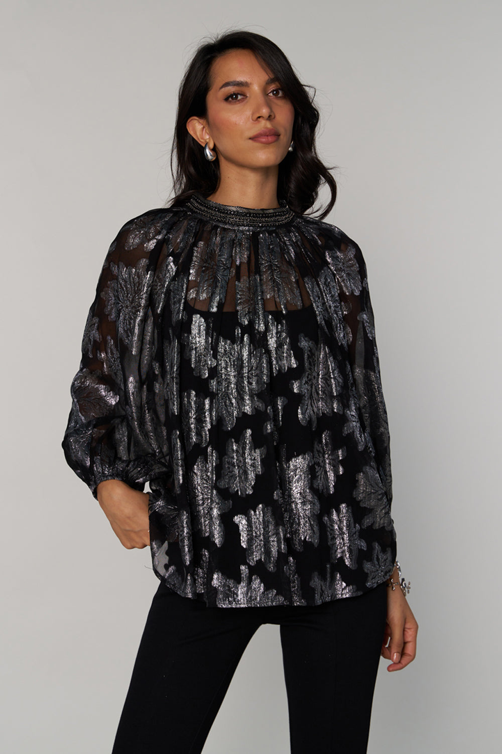 Carina Lurex Blouse