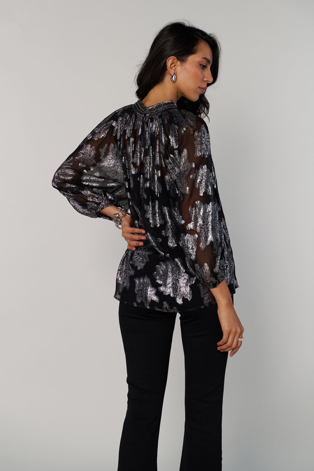 Carina Lurex Blouse