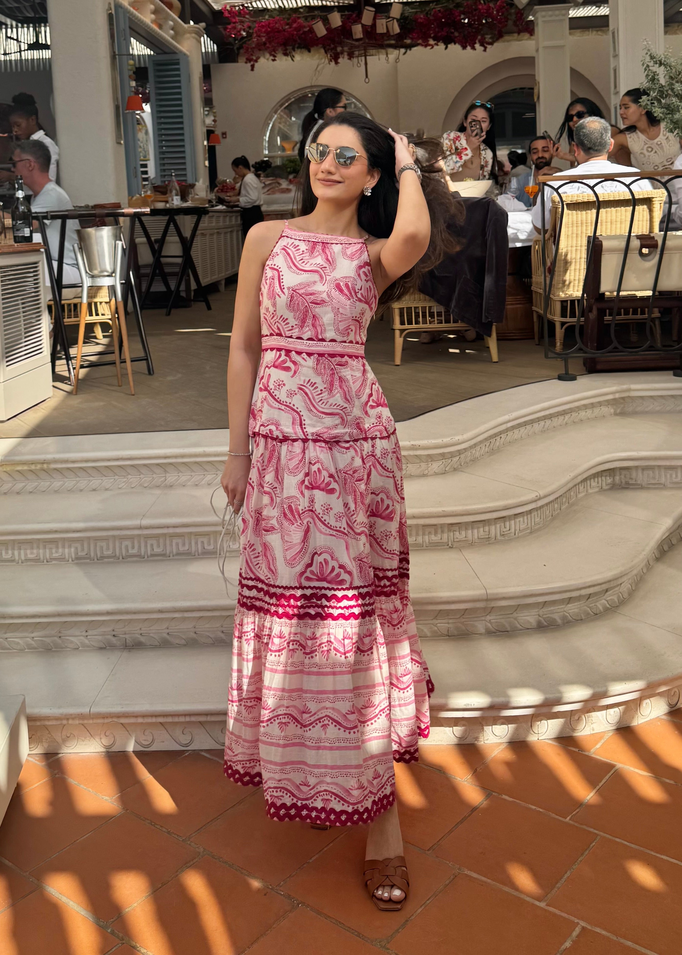 Tushita Mehta in Carol Printed Maxi