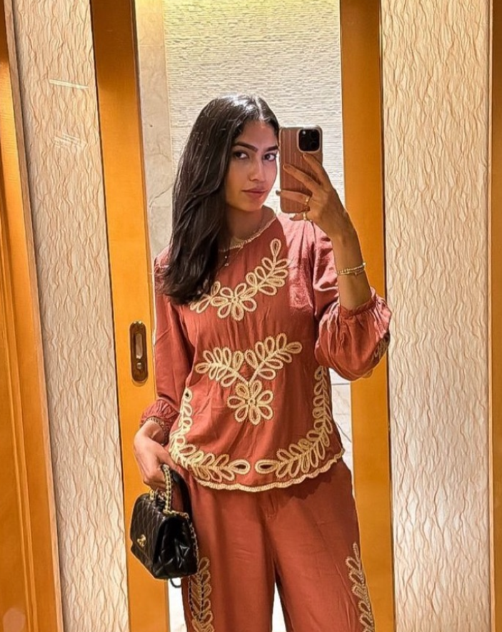 Isha Sutaria In Our Jane Embroidered Top