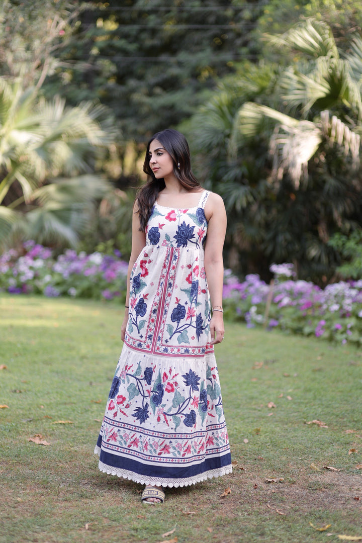 Tushita Mehta in Kaitlyn Printed Maxi