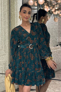 Mehak Jain In Our Madison Velvet Dress