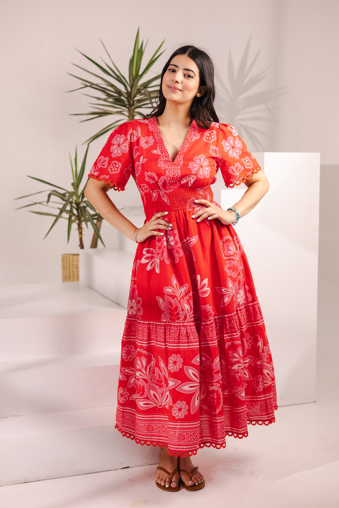 Sofia Red Maxi