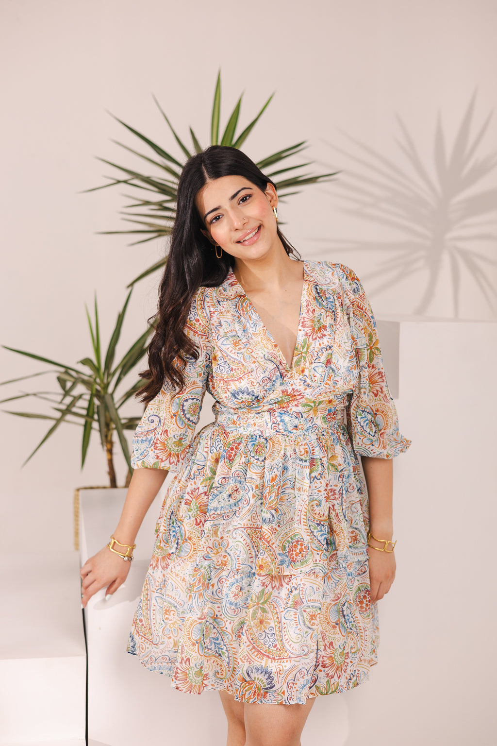 Callie Printed Dress