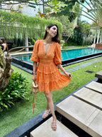 Serena Schiffli Dress