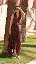 Tushita Mehta in our Sharon Cowl Neck Top
