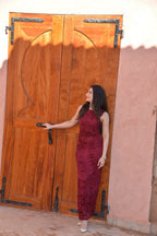 Tushita Mehta in our Monica mesh dress