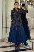 Mehak Jain In Our Denim Velvet Jacket