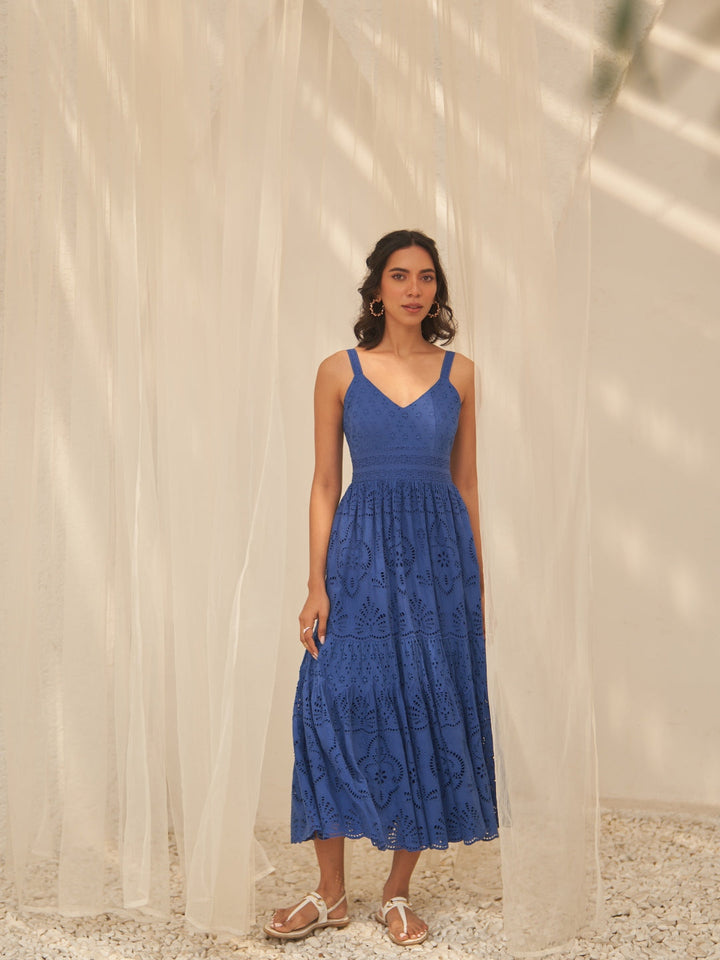 Tushita Mehta In Our Ellie Schiffli Dress