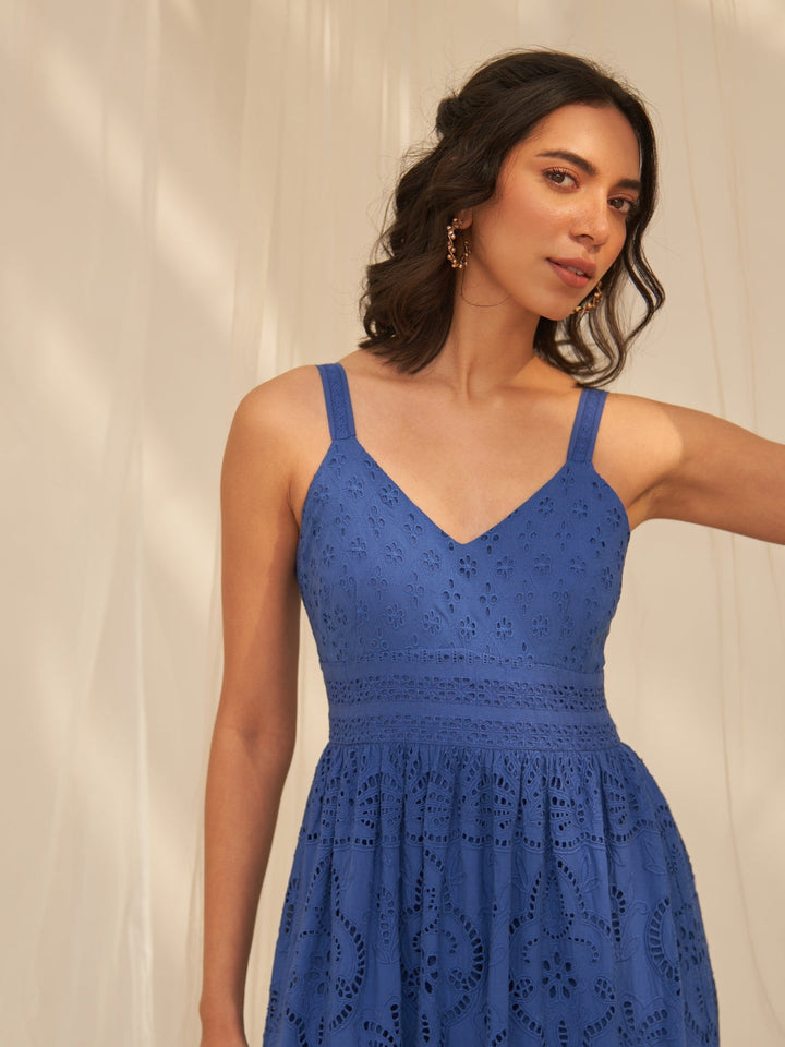Tushita Mehta In Our Ellie Schiffli Dress