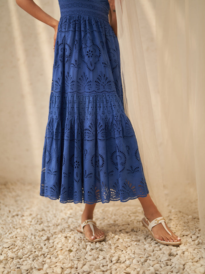Tushita Mehta In Our Ellie Schiffli Dress