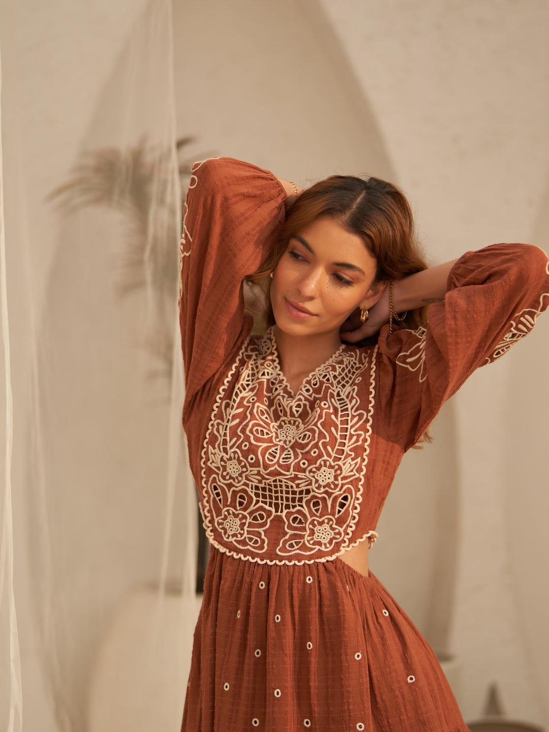 Hannah Embroidered Dress