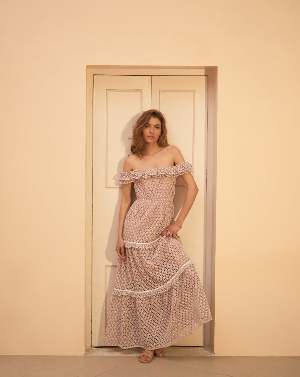 Tushita Mehta In Our Elsa Schiffli Dress