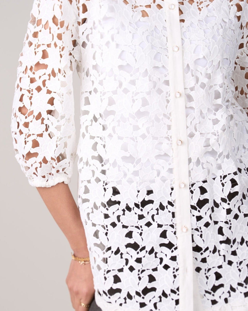 Deepika Ghose In Our Amber White Blouse