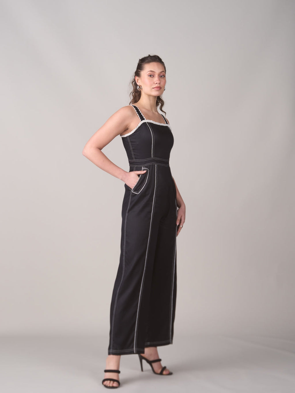 Isla Black Jumpsuit