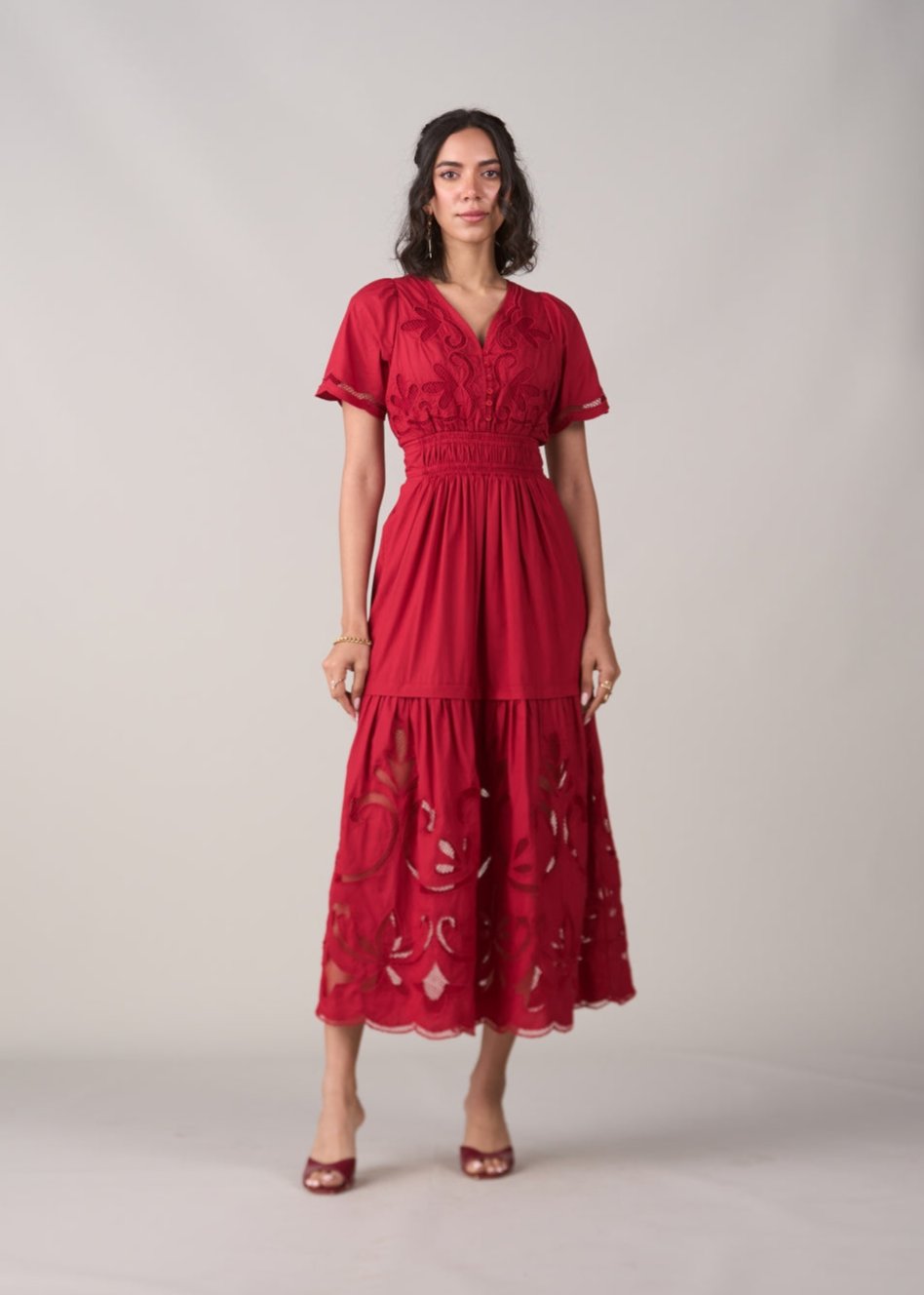 Tushita Mehta In Our Ava Red Dress