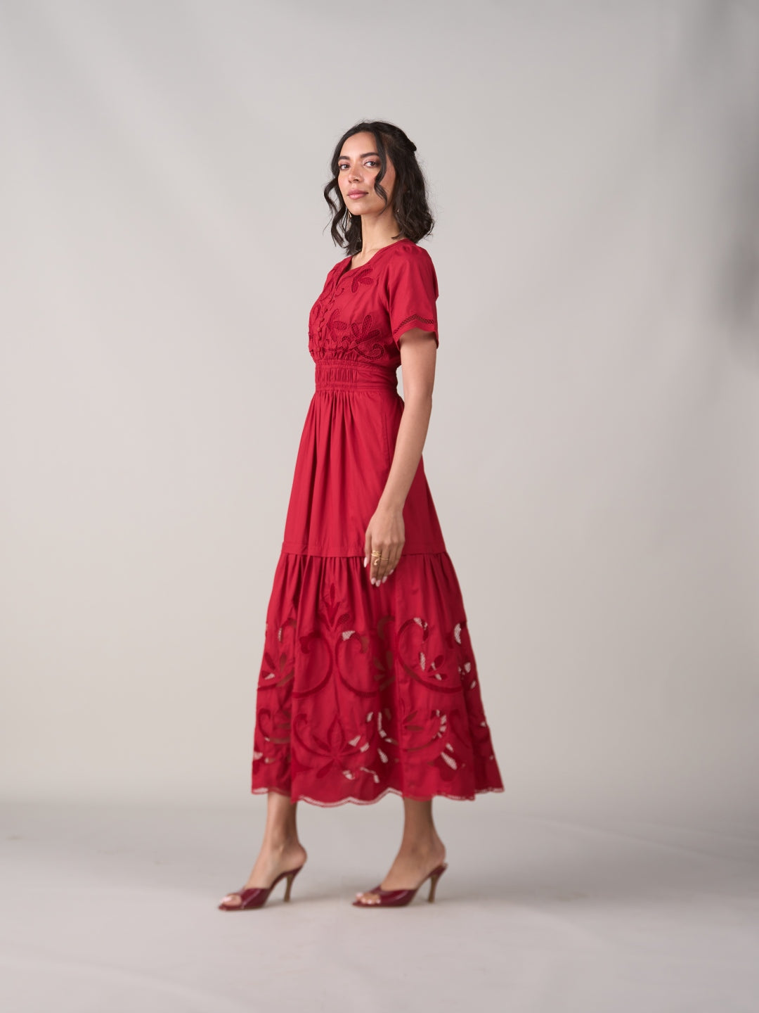 Tushita Mehta In Our Ava Red Dress