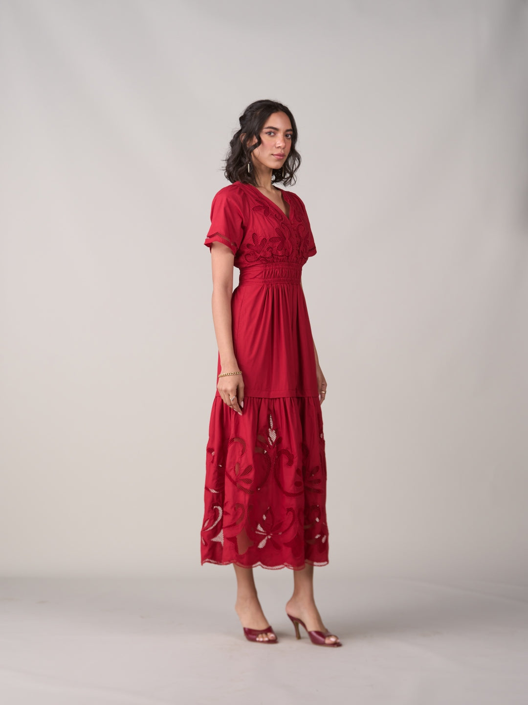 Tushita Mehta In Our Ava Red Dress
