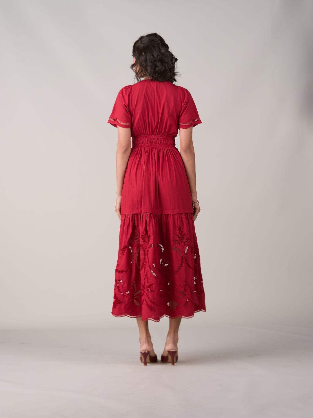 Tushita Mehta In Our Ava Red Dress