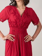 Tushita Mehta In Our Ava Red Dress