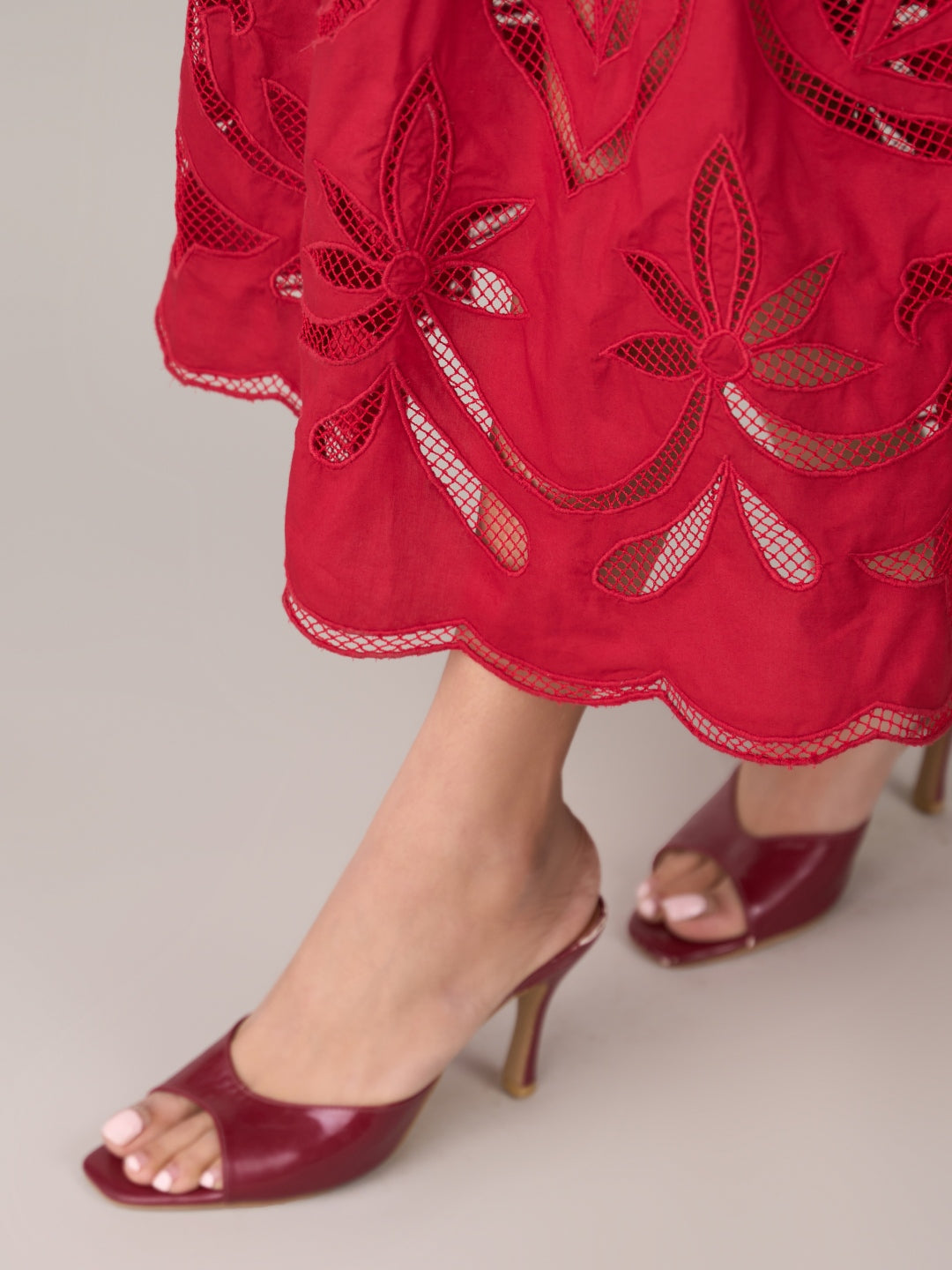 Tushita Mehta In Our Ava Red Dress
