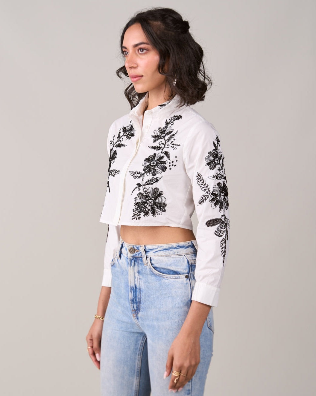 Tushita Mehta In Our Lauren Embellished Shirt
