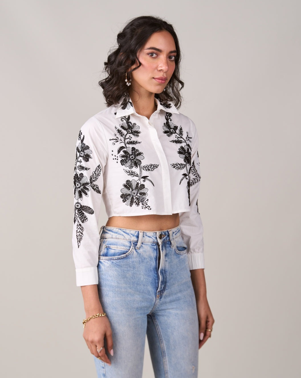 Tushita Mehta In Our Lauren Embellished Shirt